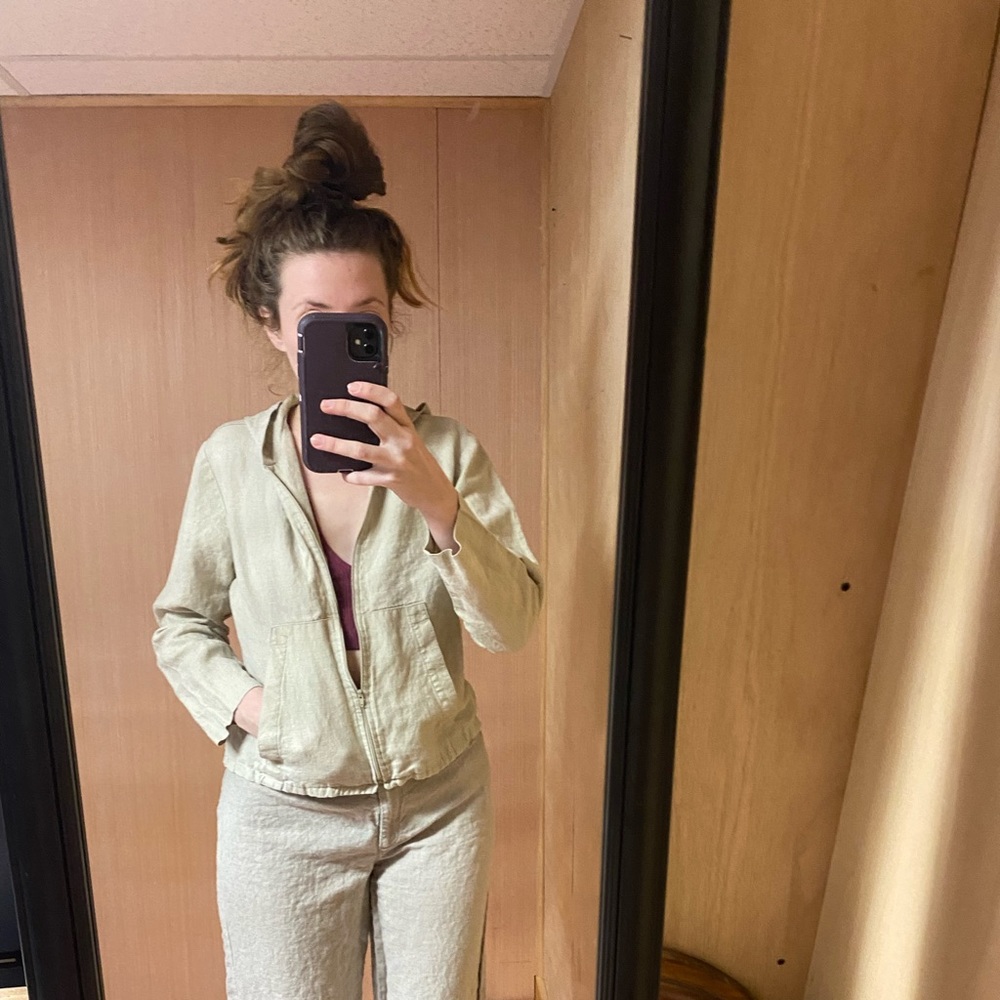 🇺🇸 Hooded Linen Jacket - Picture 5 of 15